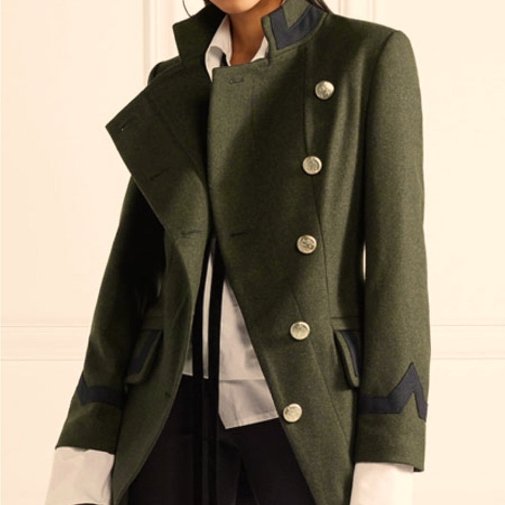 Military GUESS coat